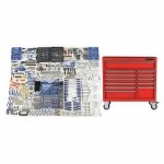 Westward 4VCN3 Master Technicians Set, W/Cart, 1257 Pc