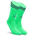 Chelsea Goalkeeper Socks 2009/10 - Fluro Green S09/Dark Navy