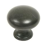 32mm Dia Patine Black Round Knob