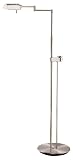 Holtkoetter Halogen Floor Lamp with Side-Line Dimmer, Satin Nickel