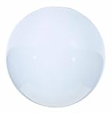 8-Inch White Neckless Glass Shade