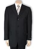 Men's 2or3or4 Button Style normal Black Pinstripe Light Weight On Sale $99