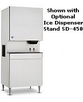 Hoshizaki DCM-750BAH-OS Ice Maker / Water Disp. w/ Bin 803 LB Prod, 95 LB Cap (Stand not included)