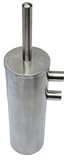 Solid Wall Mounted toilet brush and holder solid stainless steel from e-hardware Kitchen & Housewares
