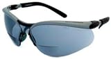 Tools & Hardware : AO Safety Safety Glasses - BX Bifocal Readers / Frame: Silver Lens: Grey Anti-Fog +1.50