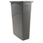Rubbermaid Commercial LLDPE 23 Gallon Slim Jim Waste Container, Rectangular, 11