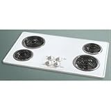 Frigidaire FEC36C4AC 36 Spill Saver Chrome Electric Cooktop (Chrome)