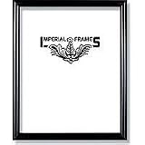 8x12 / 8'' x 12'' Frame for Picture Photo or Diploma, Solid Wood, Black, style #601