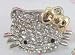 Hello Kitty Crystal Ring with Gold Bow By Jersey Bling Hello Kitty Crystal Ring with Gold Bow By Jersey Bling