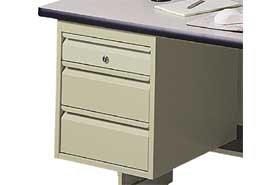 3 Drawer Pedestal For Electronic Workbench