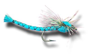 Parachute Blue Damsel Fly Fishing Fly