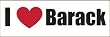 Barack Obama Bumper Sticker - I Love Barack Barack Obama Bumper Sticker - I Love Barack