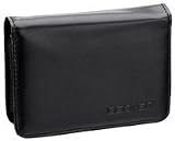 BECKER Tasche schwarz Leder imitat fuer Becker 10,92cm 4,3Zoll