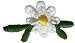 Boutique Iron-On Appliques - Small Daisy 3/Pkg