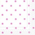 Pink Polka Dot Napkins