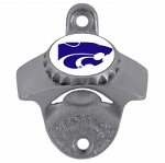 Kansas State Wall Mounted Bottle Opener - Mounting Screws Included