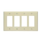 Cooper Wiring 4G Deco/Gfci Plate - Almond PJ264A