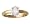 1/4 ct.tw Oval Diamond Solitaire Ring in 18k Yellow Gold