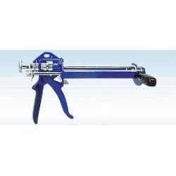 Wellmade Tool 3334 Dual Cartridge Caulking Gun - Hand Operated - 300 ml capacity by Wellmade Tool