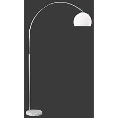Reality|Trio Bogenleuchte Bogenlampe, chrom, Marmor, H=198cm