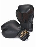 Junior Leather Sparring Glove (6oz) - Black