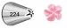 WILTON Cake Decorating and Party Supplies 402-224 DROP FLOWER TIP#224