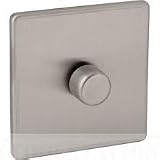 Electrical Screwless Stainless Steel Flat Plate Dimmer Switch