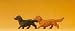 Preiser 47094 2 Dachshunds
