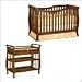 Athena Nadia 3-in-1 Convertible Wood Crib (Espresso)