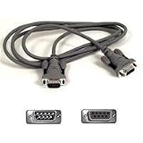 Belkin Serial Extension Cable with Thumbscrews (6 Feet, DB9M to DB9F)