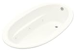 KOHLER K-1164-0 Sunward 6-Foot Whirlpool, White