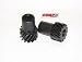 Carbon Ultra-Poly Composite Distributor Gear 0.500 in. Shaft Dia. w/Beveled Tooth Chevrolet Small And Big Block Image