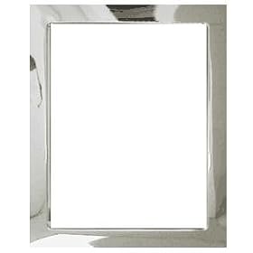 Luxurious solid sterling engraveable with 1 wide border