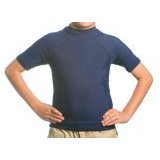 Kid's UV Rash Guard Shirt - Navy Small