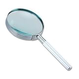 10x Hand Held Magnifying Glass Chrome 2"