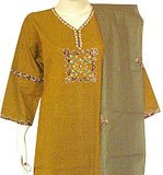 Indian Salwar Suit Printed Embroidered Cotton Womens Summer Clothes Size L (slk250)