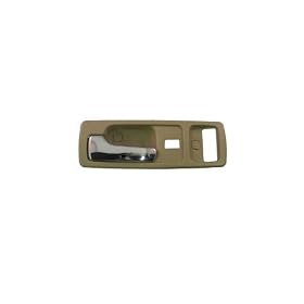 ***DRIVER INSIDE / FRONT*** 90-93 HONDA ACCORD 2DR 2DOOR COUPE DOOR HANDLE (W/ POWER LOCK) (TAN BEIGE-W/ CHROME LEVER) 91 92 1990 1992 1993