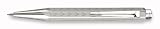 Caran D'ache Ecridor XS Chevron, Silver Plated/Rhodium Coat .5mm Pencil - CA-404286