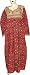 Evening Dresses - Womens Cotton Caftans Gowns Multicolored Size 4X-L (kftn816d)