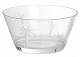 Tropix Etched Palm Serving Bowl