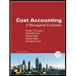 Cost Accounting: A Managerial Emphasis and MyAccountingLab CourseCompass Student Access Code Card Package (13th Edition)
