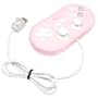 Bargaincell- Permium Protective Transparent Pink Silicon / silicone Skin Cover Case For Nintendo Wii Classic Contoller