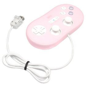 Bargaincell- Permium Protective Transparent Pink Silicon / silicone Skin Cover Case For Nintendo Wii Classic Contoller