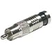 Impact Acoustics Compression RCA-Type Connector for RG6 - Video / audio connector - RCA (M) - ( RG-6 ) - chrome (pack of 20 )