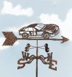 #15 Race Car Weathervane