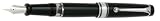 19971 AURORA 997/CN-F BLACK FOUNTAIN PEN WITH CHROME PLATED TRIM Fine Nib