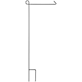 Evergreen Flag & Garden 2421000 Garden Flag Stand, 42" Height x 0.5" Width x 18" Length, Black