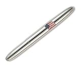 Fisher Space Pens-Chrome Bullet Pen w/ American Flag