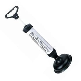 DRAIN BUSTER PLUNGER TOILET SINK CLOG SUCKER REMOVER