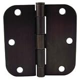 30 PC Oil Rubbed Bronze Interior Door Hinges 3.5"X3.5" 5/8" Radius